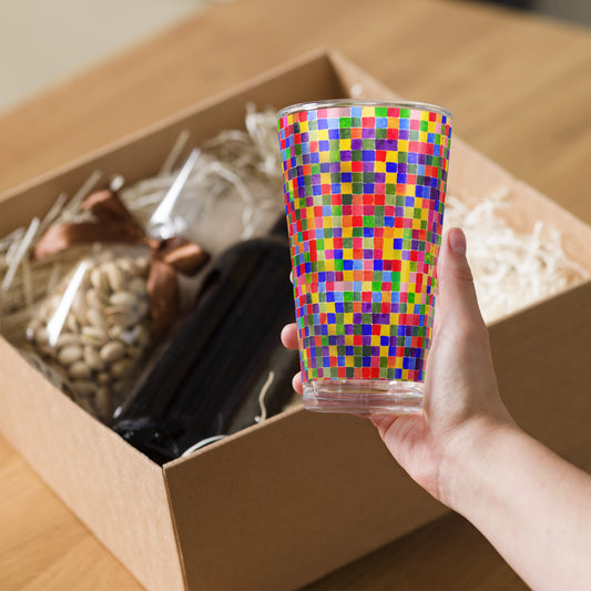 “Harmony of the Spheres(TM)" Shaker pint glass