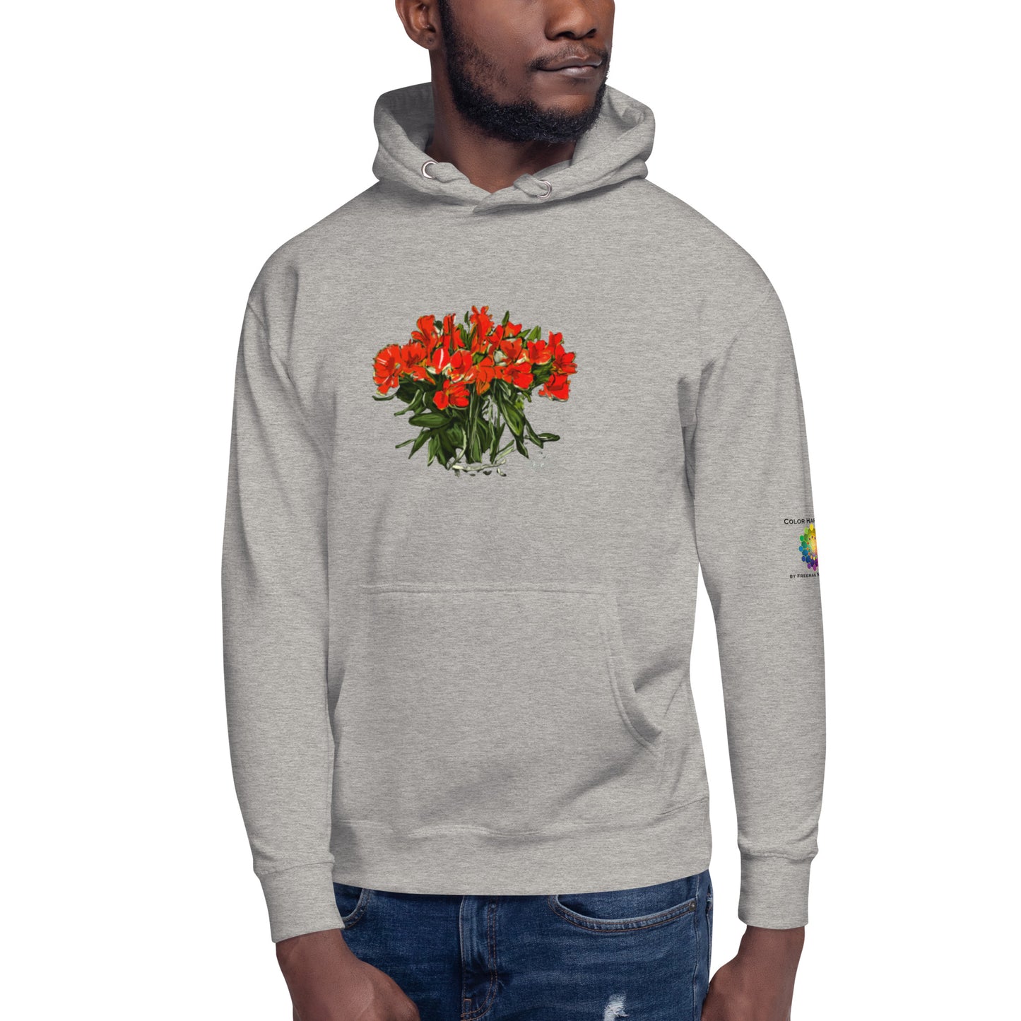 “Peruvian Lilies Alstroemeria in C# Major” by Amy Lynn Freeman - Unisex Hoodie